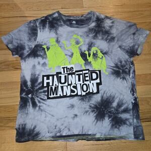 Disney The Haunted Mansion sz L neon green contrast stitching UNISEX